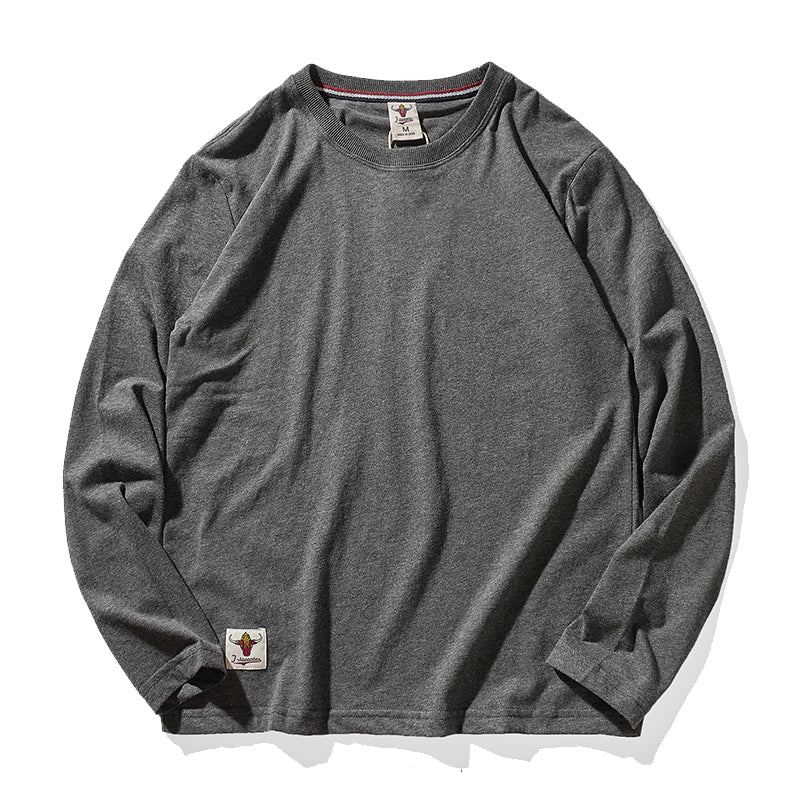無地7色 ウォッシュド加工起毛感コットンTee - Image 7