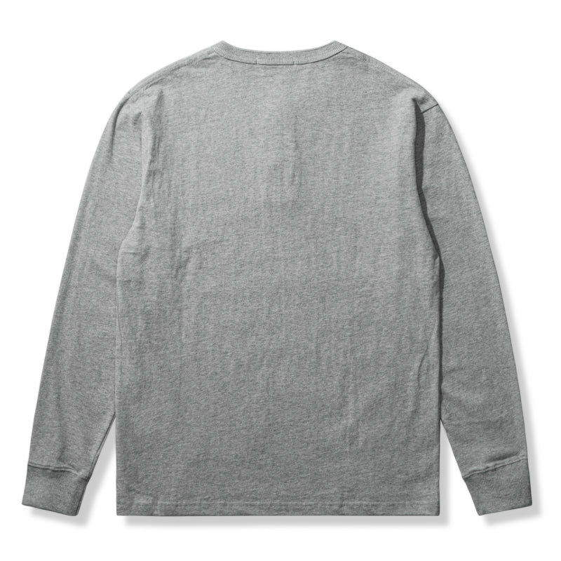 五色展開 ロングスリーブコットンヘンリーTシャツ - Image 6