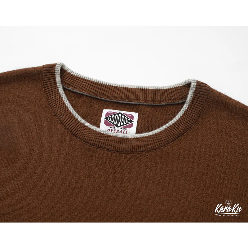 Old Money Style　カシミヤ混ティップラインニットTシャツ - Image 12