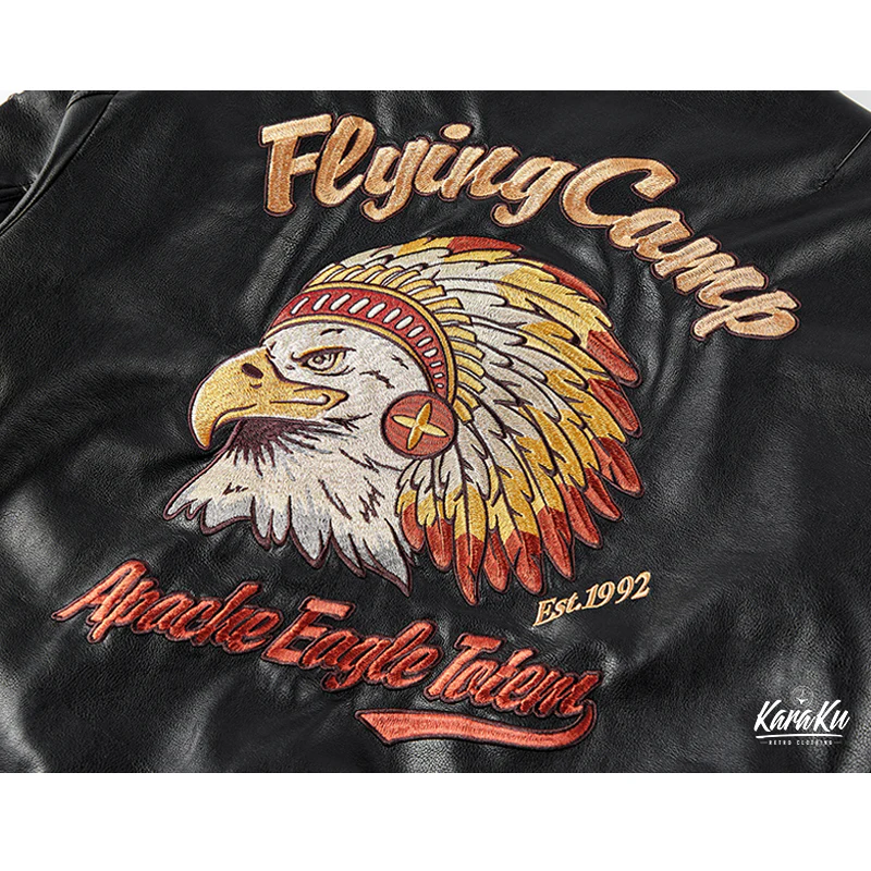 ãIndian Apache Eagleã»WarriorãMA-1ã¬ã¶ãŒãã©ã€ããžã£ã±ãã - Image 7