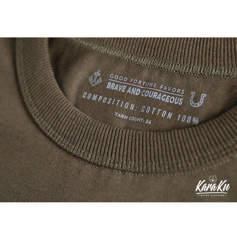 無地 トリプルステッチTシャツ - Image 7