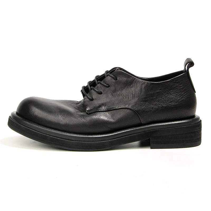 Business&Casual　カラーラビング加工本革ダービーシューズ - Image 2