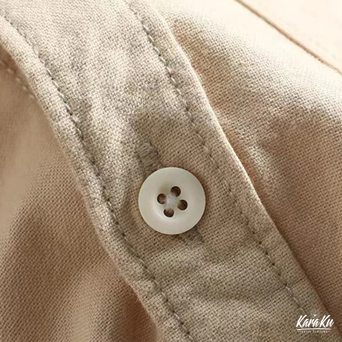 【大人気】Cleanfit 三色展開コットンバンドカラーシャツ - Image 8