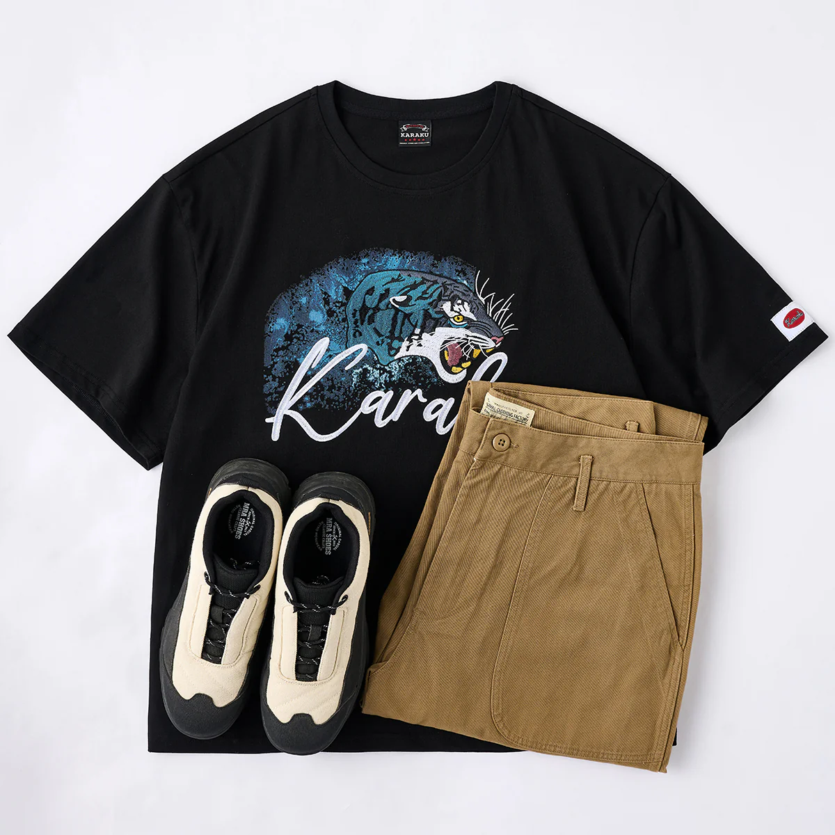 KARAKU×田中ラオウ「Bloom」プリント＆刺繍入りコットンTee - Image 17