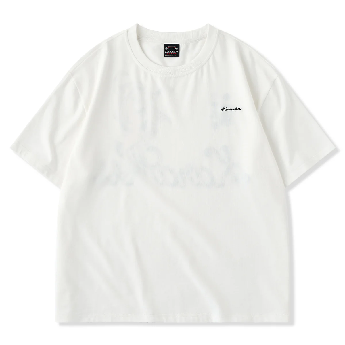 KARAKU×Koma　「異形百物語」踊る化け猫プリント&刺繡入りコットンTee - Image 2