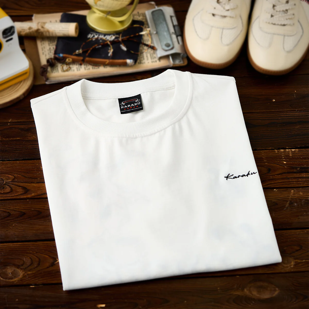 KARAKU×Koma　「異形百物語」踊る化け猫プリント&刺繡入りコットンTee - Image 7