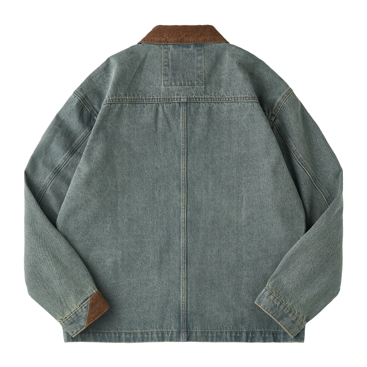 4-Pockets　コーデュロイ切り替えデニムワークジャケット - Image 2